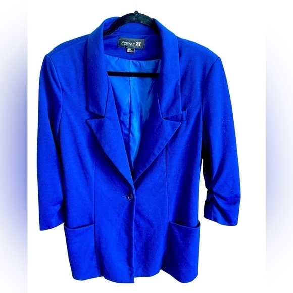 Forever 21 Jackets & Blazers - Forever 21 Royal blue blazer